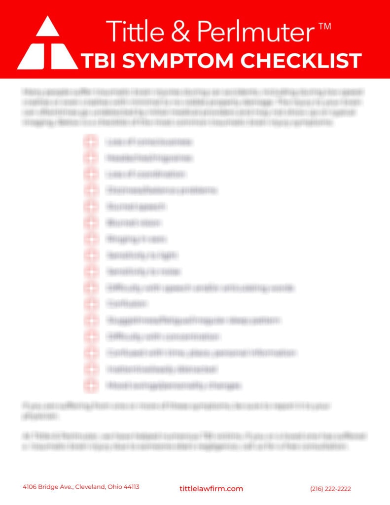 Brain Injury Symptom Checklist