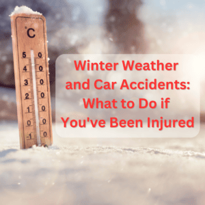 injured in winter weather car accidents