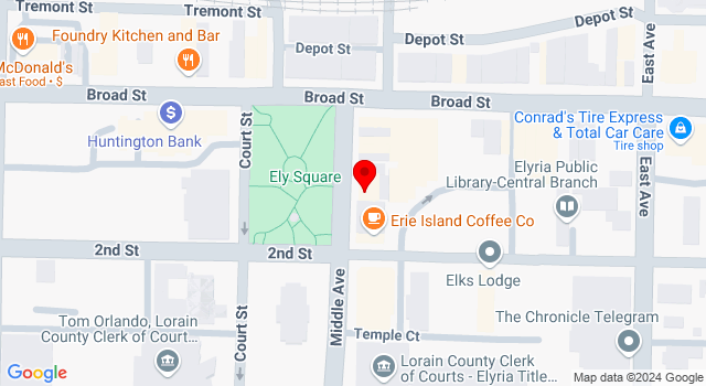 Google Map of 124 Middle Ave. Ste 500 Elyria OH